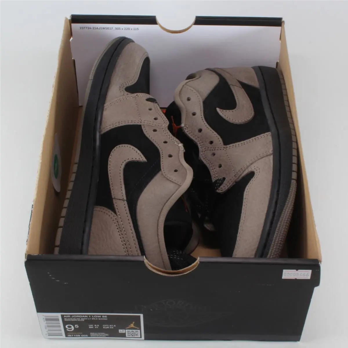 Nike shoes - Nike Air Jordan 1 - Air - IB7109-005 - Brown 8