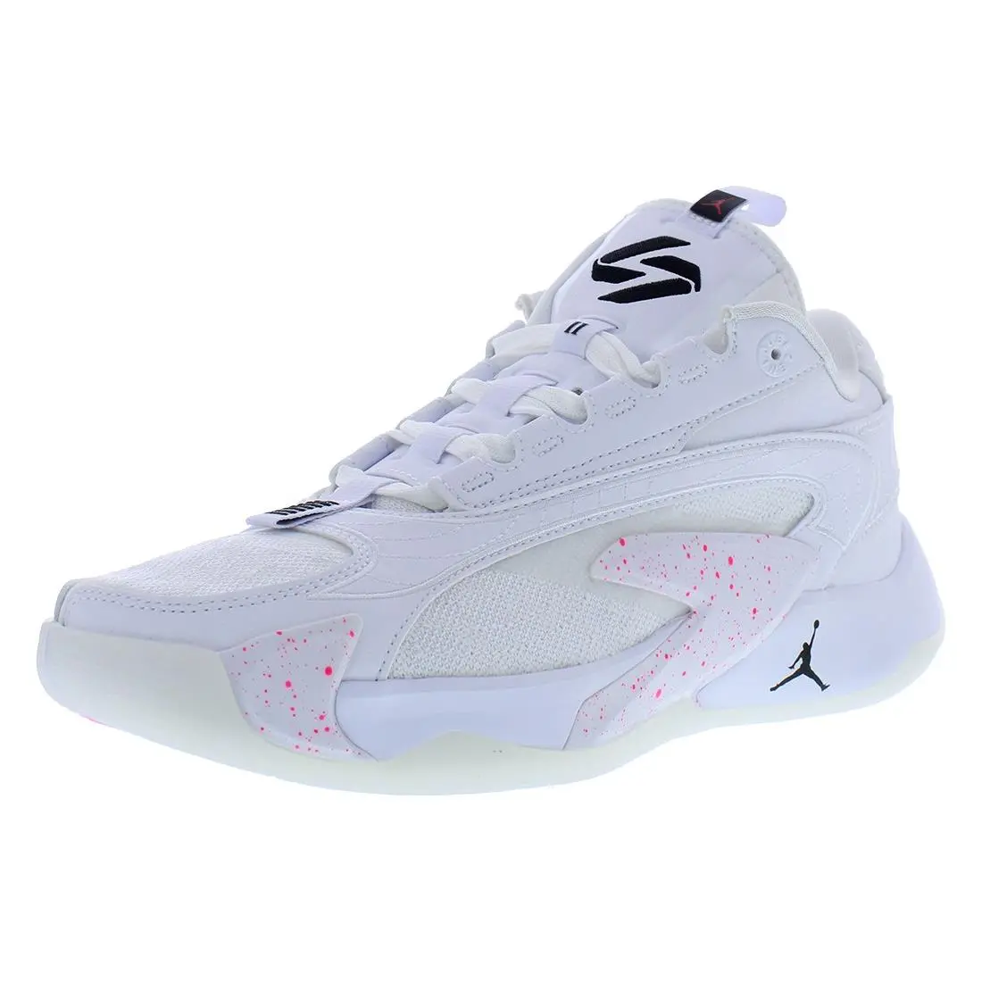 Nike Jordan Luka 2 GS Boys Shoes Size 7 Color: White/black/hyper Pink