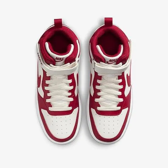 Nike shoes - Nike Court Borough - Court Borough - Sail/ Gym Red-White (UPC: 197860058873) 2