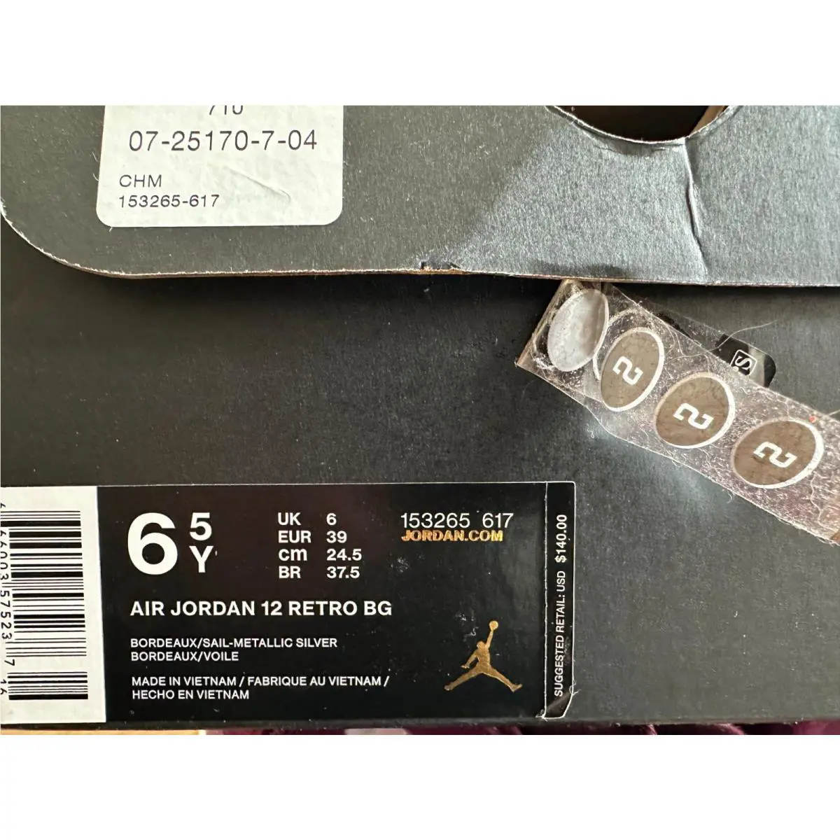 Nike shoes - Air Jordan 12 - Air - 153265-617 - Red 4