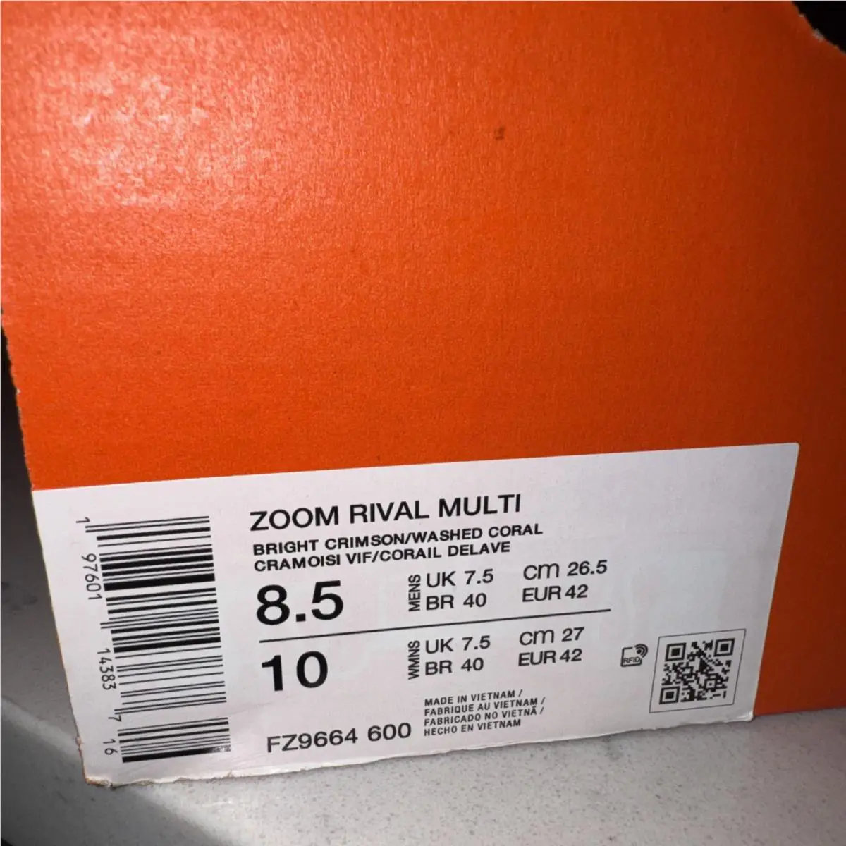 Nike shoes - Nike Zoom Rival - Zoom Rival - FZ9664-600 - Red 3