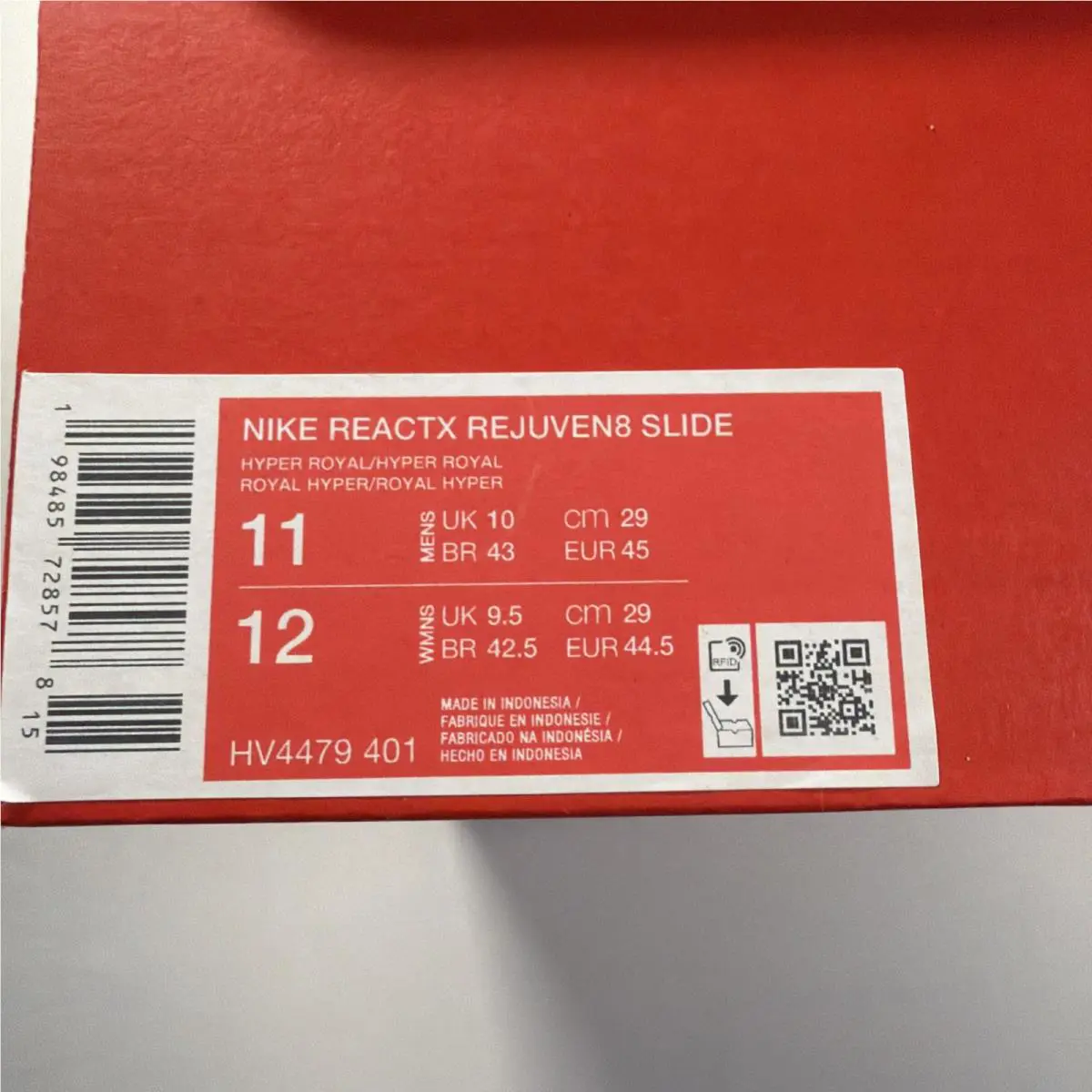 Nike shoes - Nike ReactX Rejuven8 Slides - ReactX Slides - HV4479-401 - Blue 5