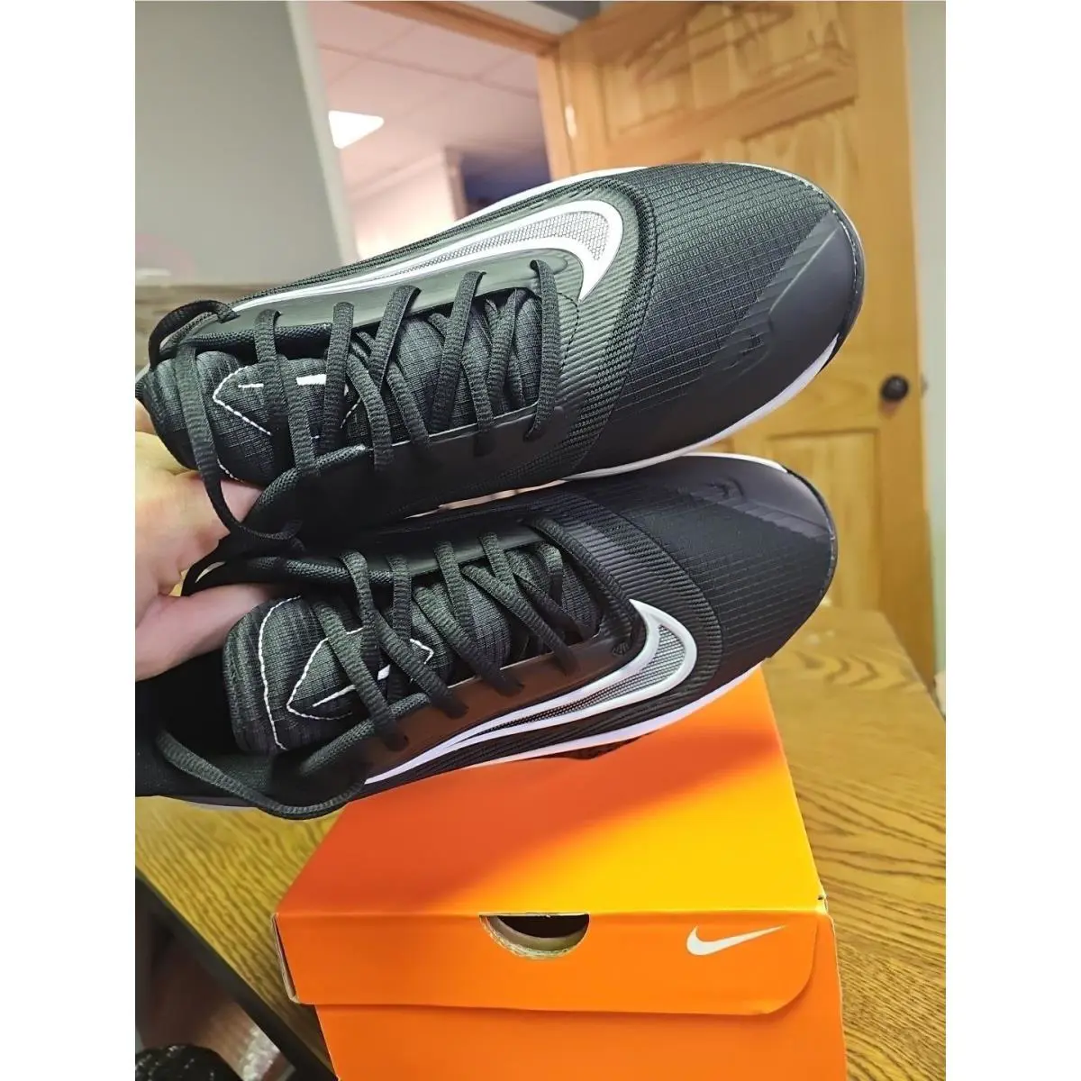 Nike shoes - Nike Air Precision - Air Precision - Black 4