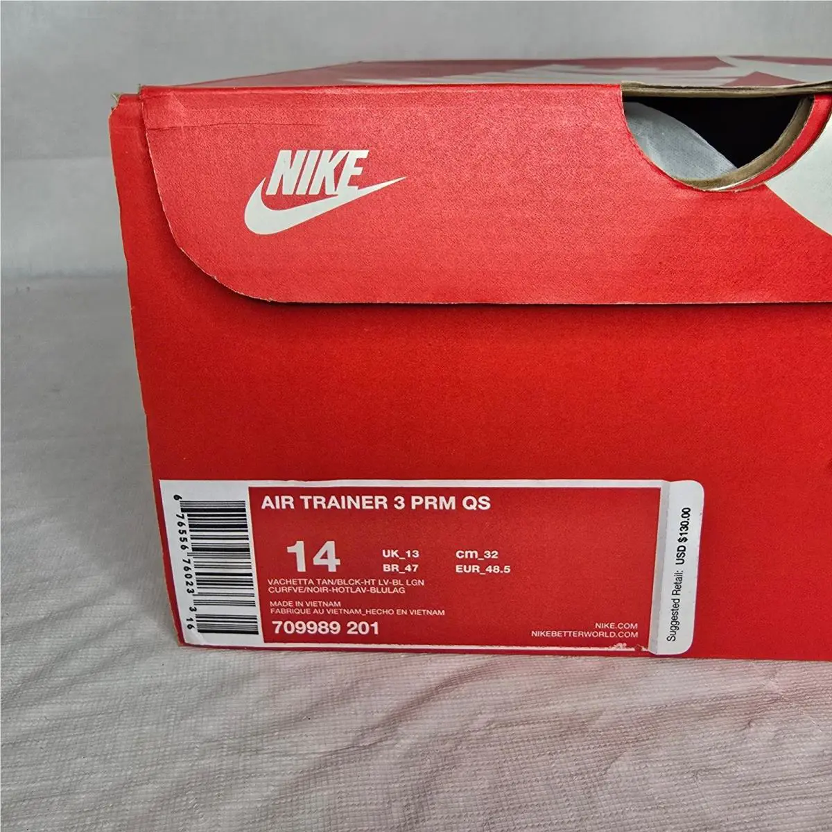 Nike shoes - Air Trainer 3 PRM QS - 709989 201 - Beige 8