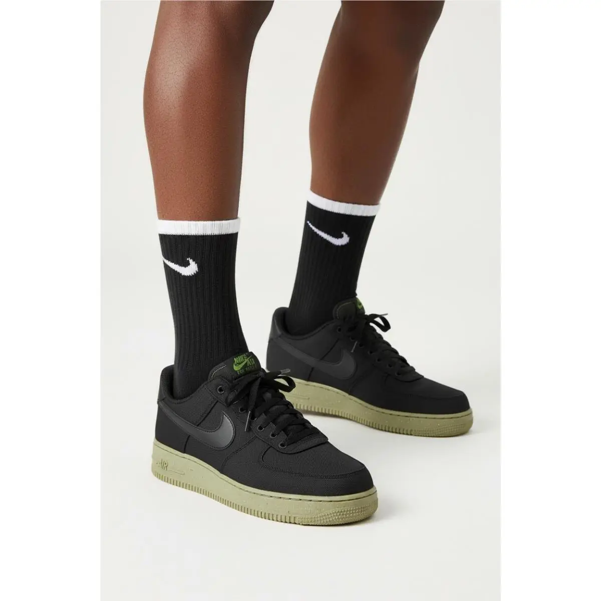 Nike shoes - Nike Air Force 1 - Air Force - FJ4160-001 - Black/Olive 0