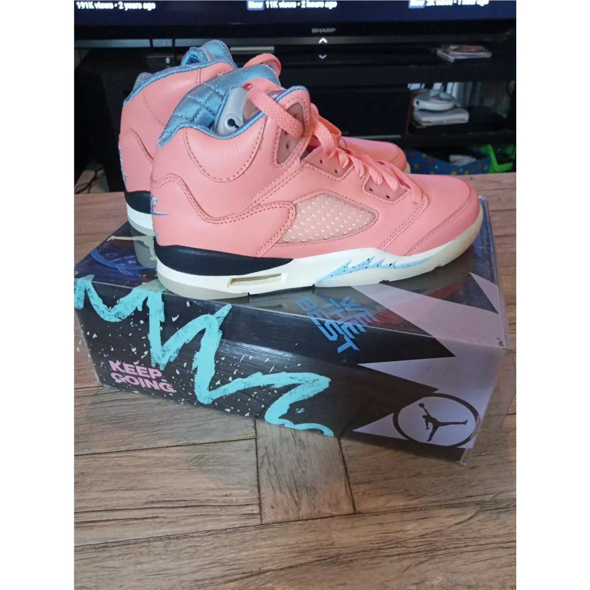 Nike shoes - Air Jordan 6 - Air - crimson bliss 1