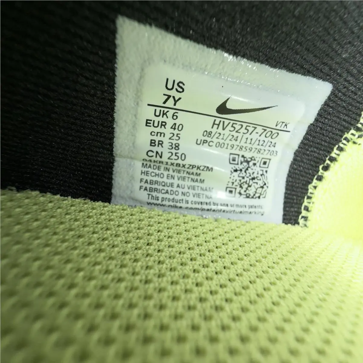 Nike shoes - Nike Air Max - Air Max - HV5257-700 - Light Lemon Twist / Black (UPC: 0197859782703) 12