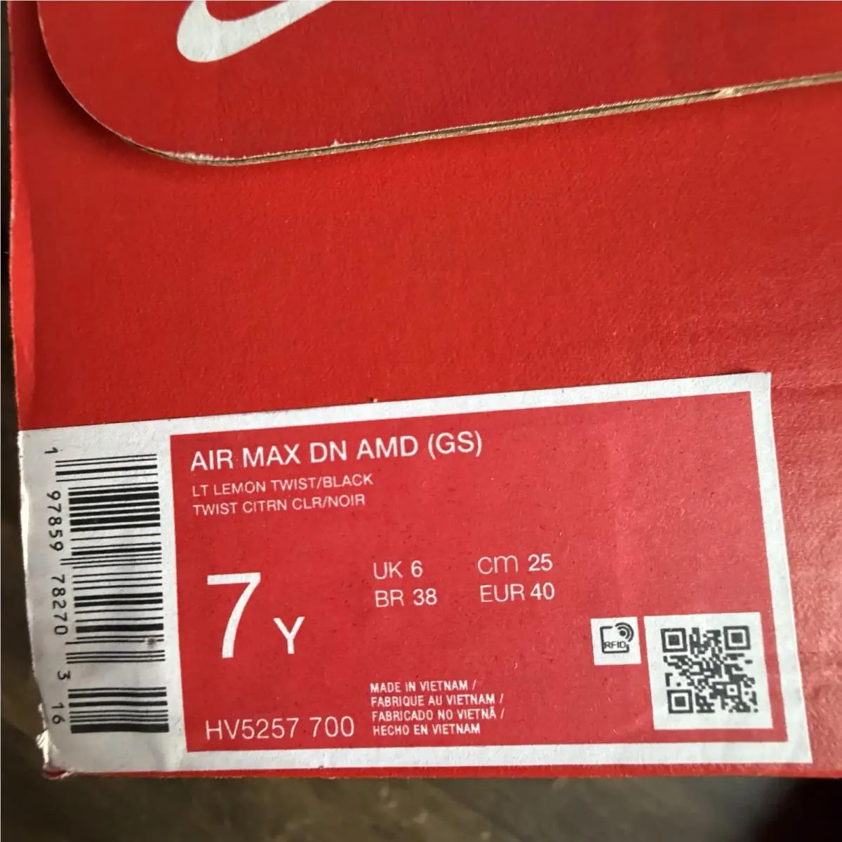Nike shoes - Nike Air Max - Air Max - HV5257-700 - Light Lemon Twist / Black (UPC: 0197859782703) 14
