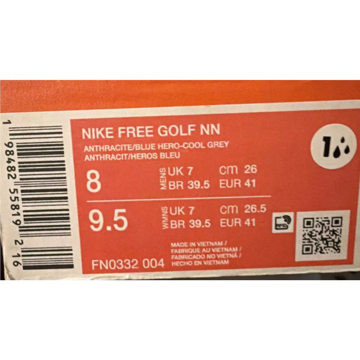 Nike shoes - Nike Free Golf - Free Golf - Anthracite/Blue Hero/Cool Grey 3