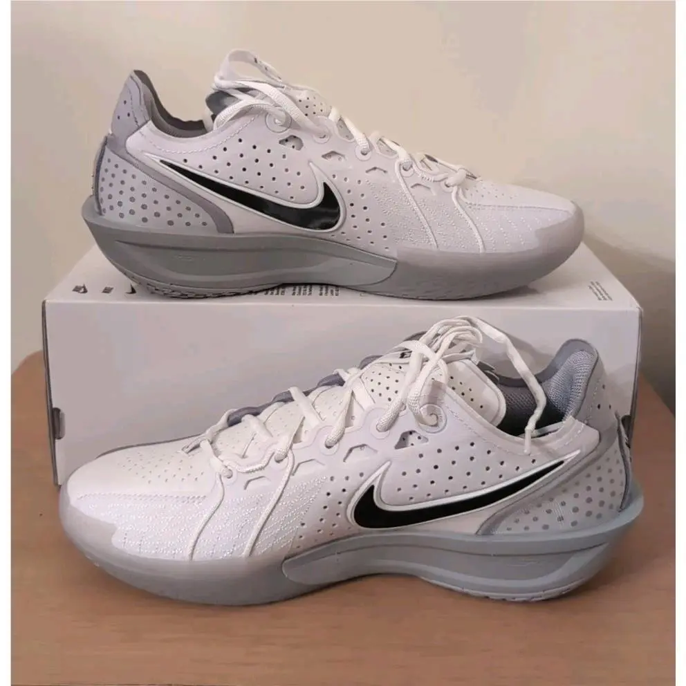 Nike Air Zoom GT Cut 3 Wolf Grey Black White IB4458-002 Men Size 9 No Box Top