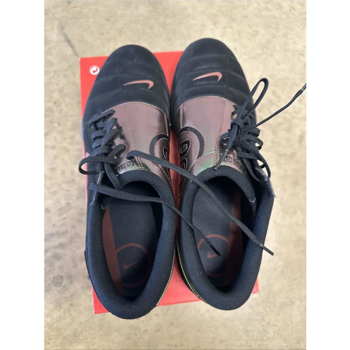Nike shoes - Nike Total 90 - Total - IO8712-001 - Black/Red Sepia 2