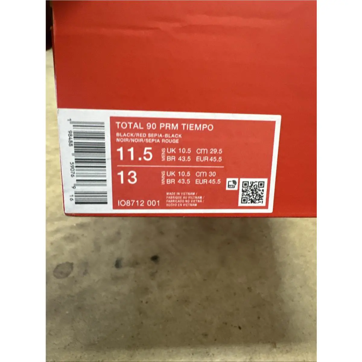 Nike shoes - Nike Total 90 - Total - IO8712-001 - Black/Red Sepia 4