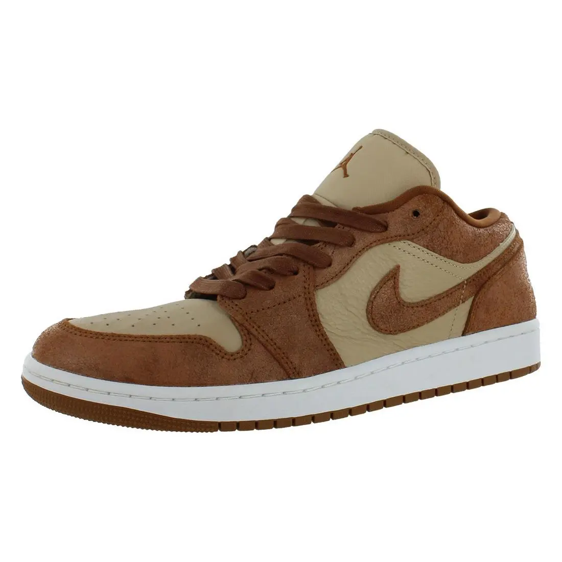 Nike Air Jordan 1 Low SE Womens Shoes Size 5.5 Color: Legend Md Brown/legend - Legend Md Brown/Legend Coffee, Main: Brown