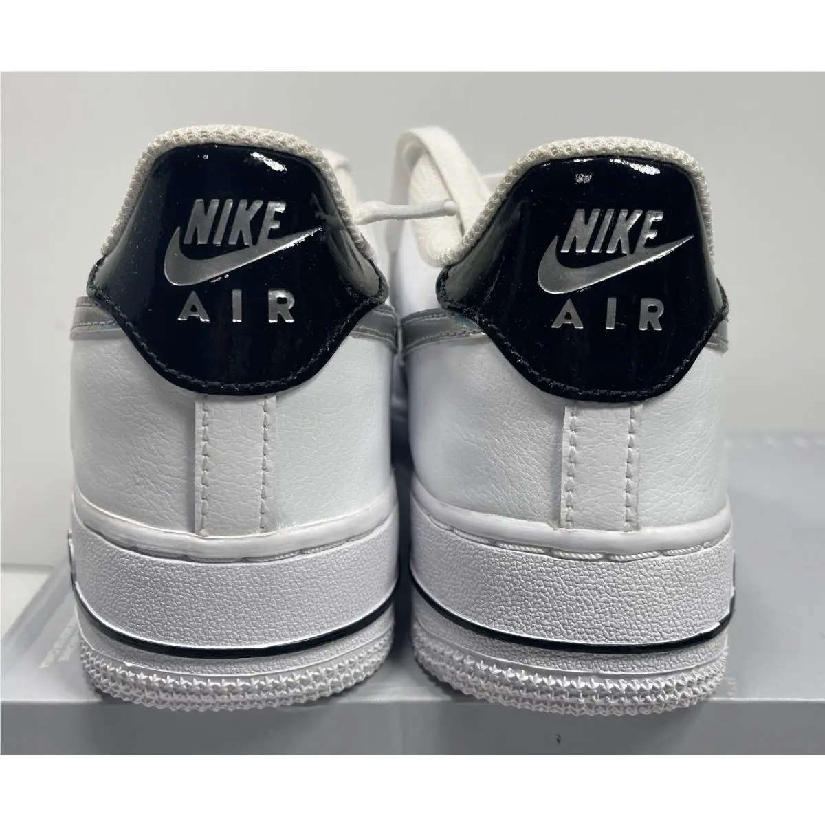 Nike shoes - Air Force BOYS1 - Air Force - WHITE METALLIC SILVER (UPC: 194276115695) 0
