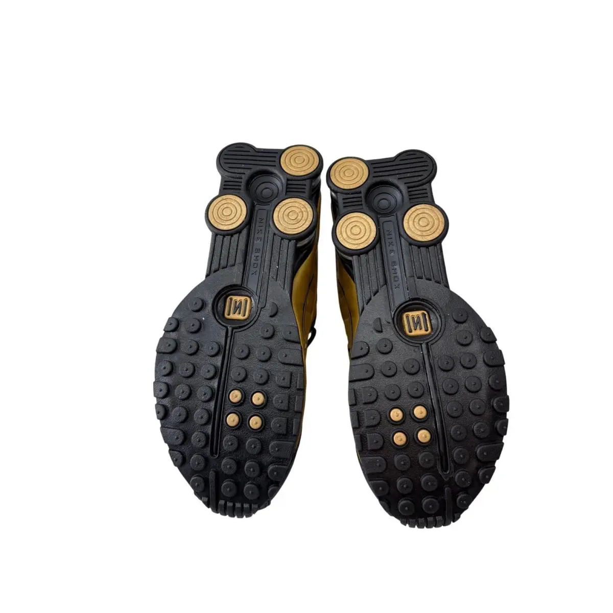 Nike shoes - Nike Shox R4 - Shox - Gold 0