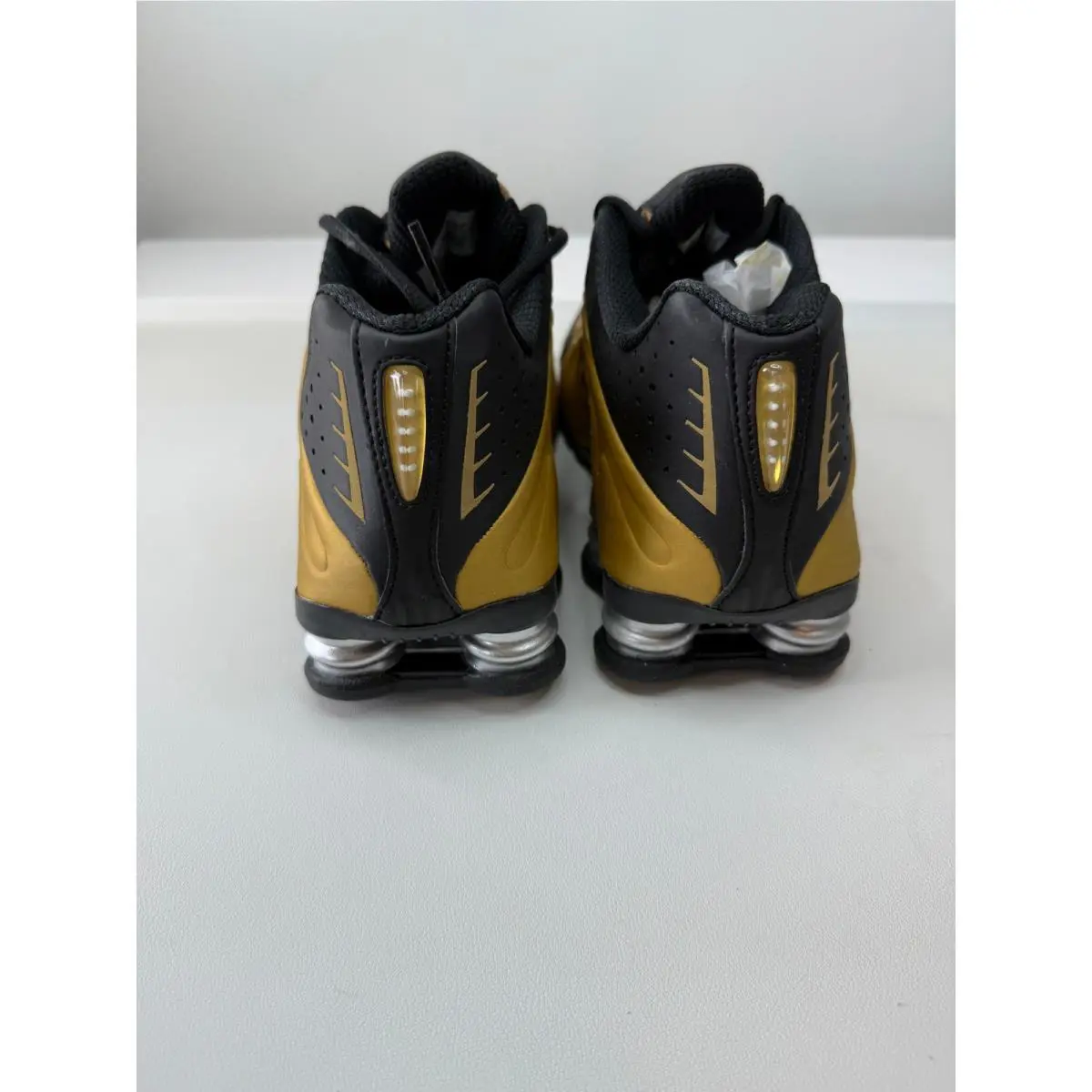 Nike shoes - Nike Shox R4 - Shox - Gold 4