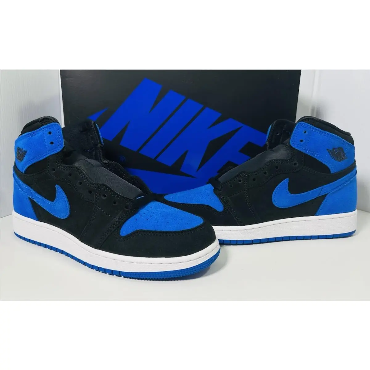 Nike shoes - Air Jordan 1 - Air - FD1437-042 - Black/Royal Blue/White 4