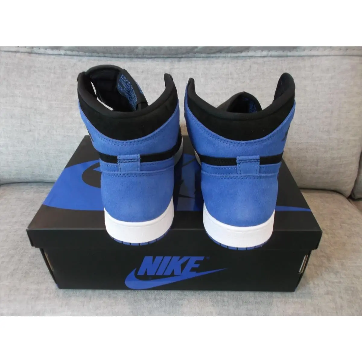 Nike shoes - Air Jordan 1 - Air - FD1437-042 - Black/Royal Blue/White (UPC: 196969198619) 3