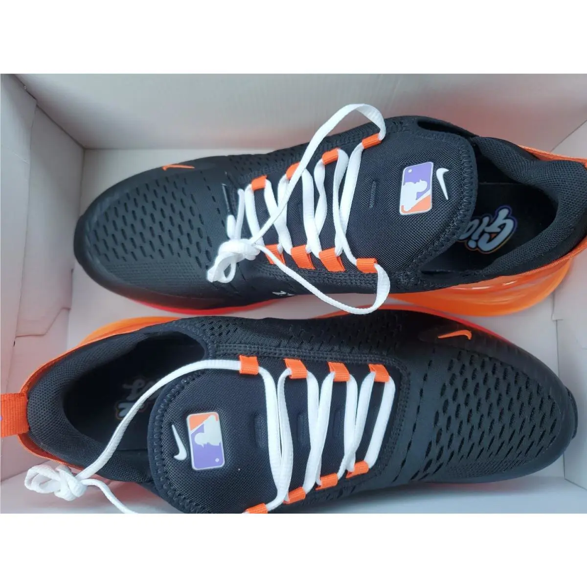 Nike shoes - Nike Air Max 270 - Air Max - HQ8000-001 - Black, Manufacturer: Black/White/Electro Orange 1