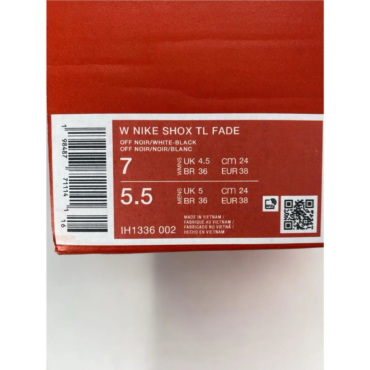Nike shoes - Nike Shox TL - Shox - IH1336 002 - Off Noir/White-Black (UPC: 198487711141) 8