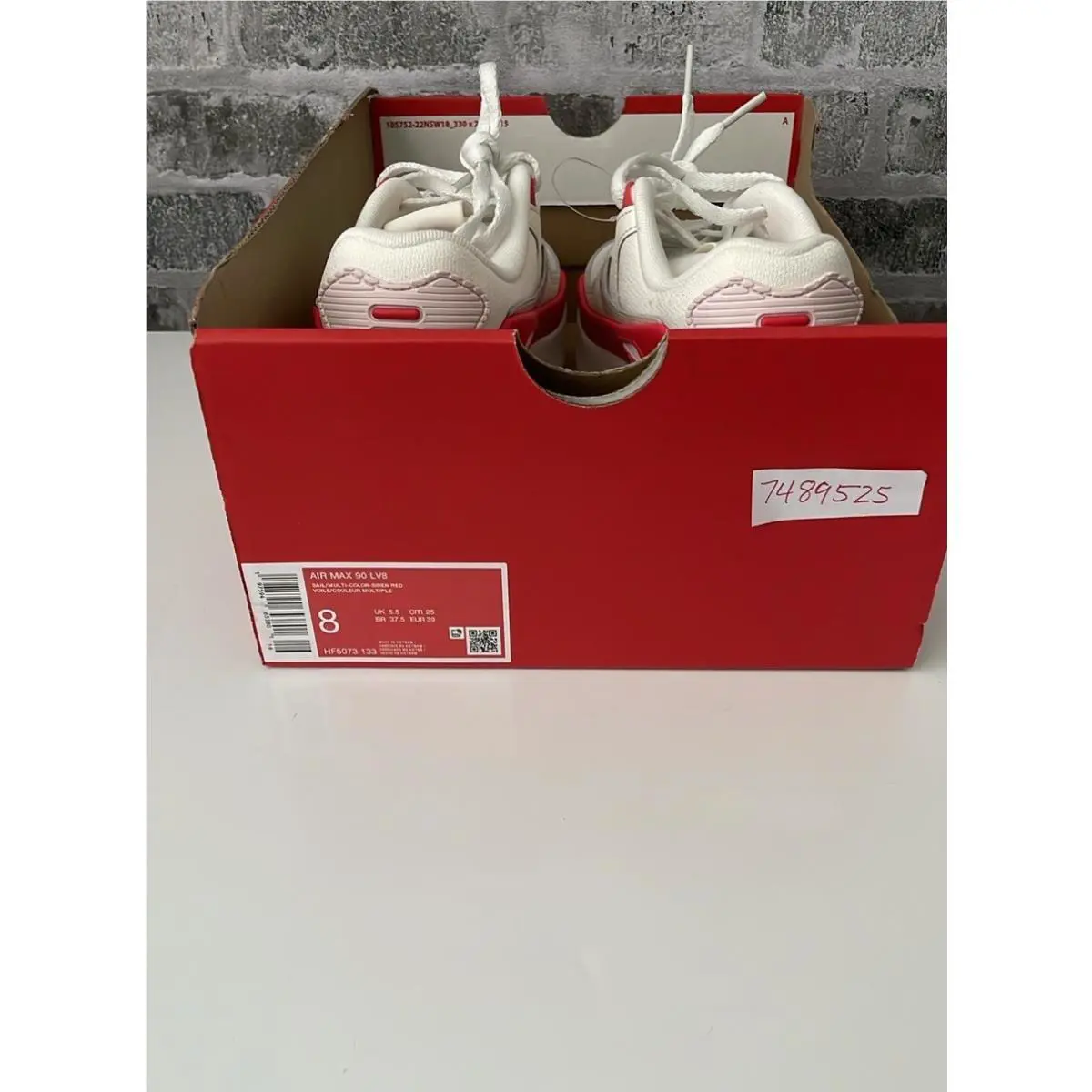 Nike shoes - Nike Air Max 90 - Air Max - HF5073-133 - Sail/Siren Red/Pearl Pink/Multi-Color 8