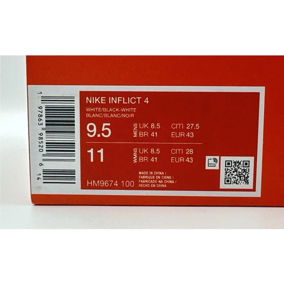 Nike shoes - Nike Inflict 4 - Inflict - HM9674-100 - White (UPC: 197863985206) 11