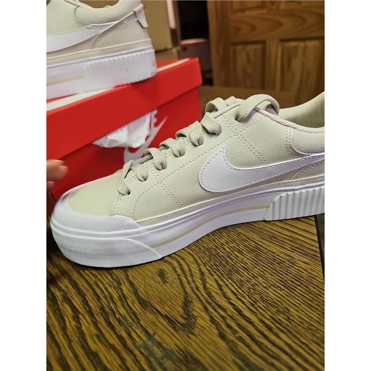 Nike shoes - Nike Court Legacy Lift - Court Legacy Lift - Ivory 0