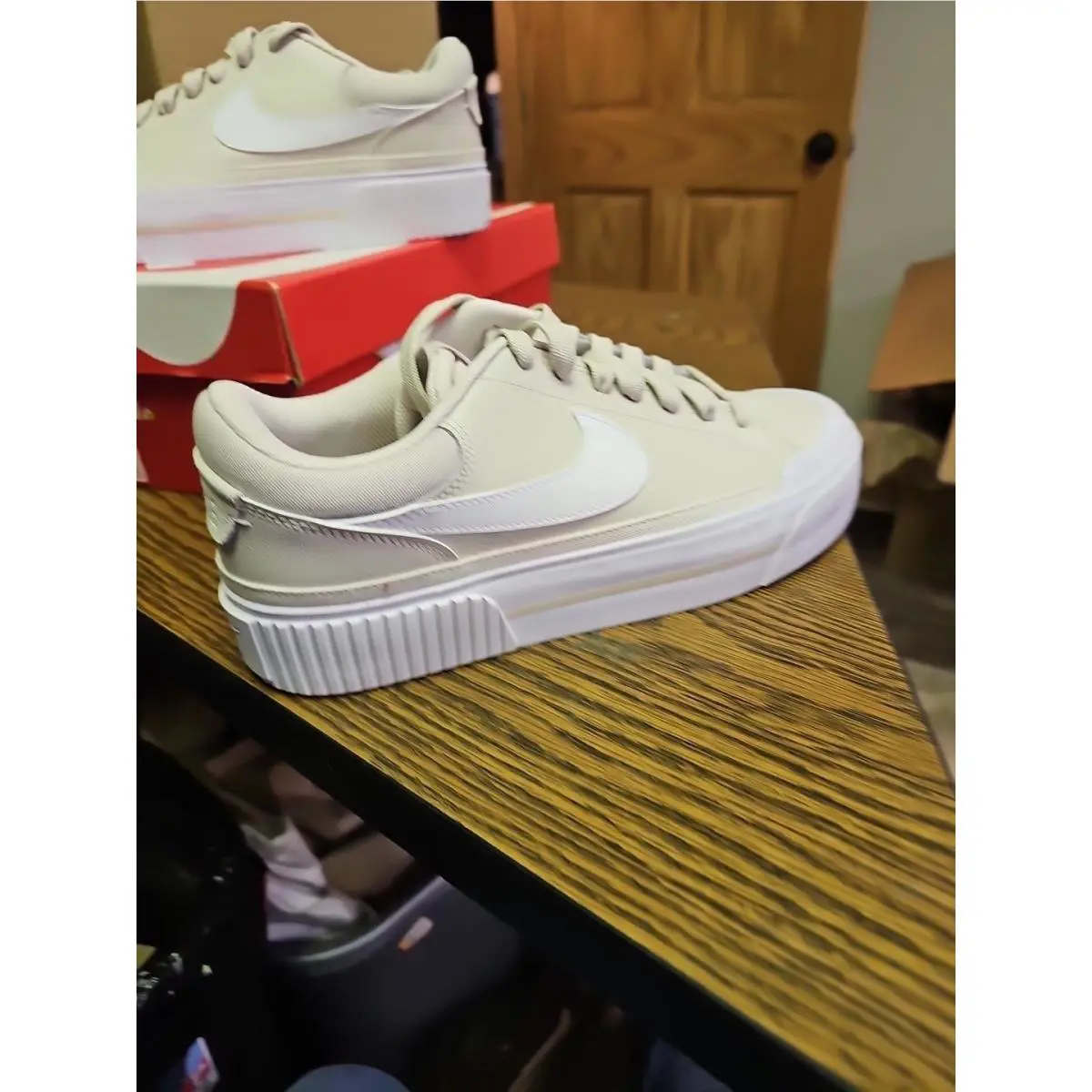 Nike shoes - Nike Court Legacy Lift - Court Legacy Lift - Ivory 4