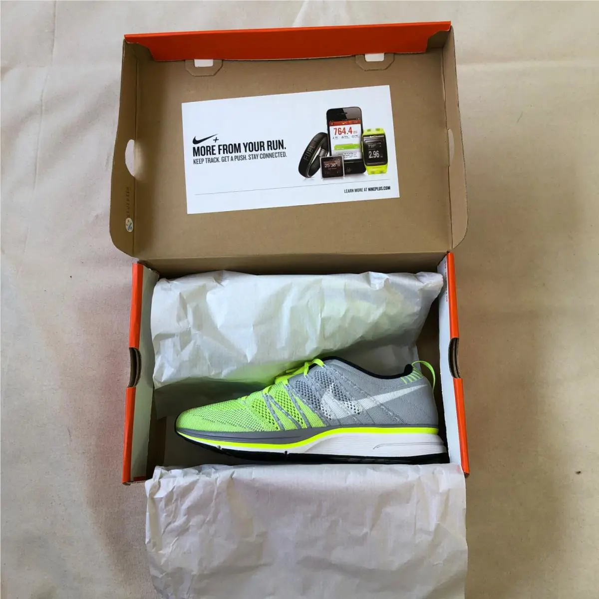 Nike shoes - Nike Flyknit Trainer+ - Flyknit - 532984-714 - Green 14