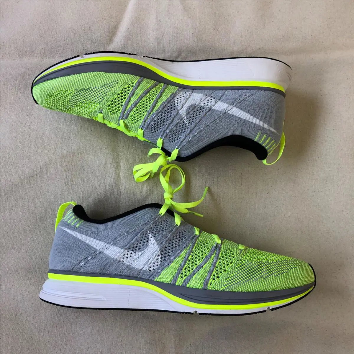 Nike shoes - Nike Flyknit Trainer+ - Flyknit - 532984-714 - Green 4
