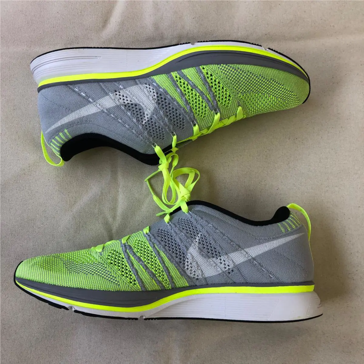 Nike shoes - Nike Flyknit Trainer+ - Flyknit - 532984-714 - Green 5