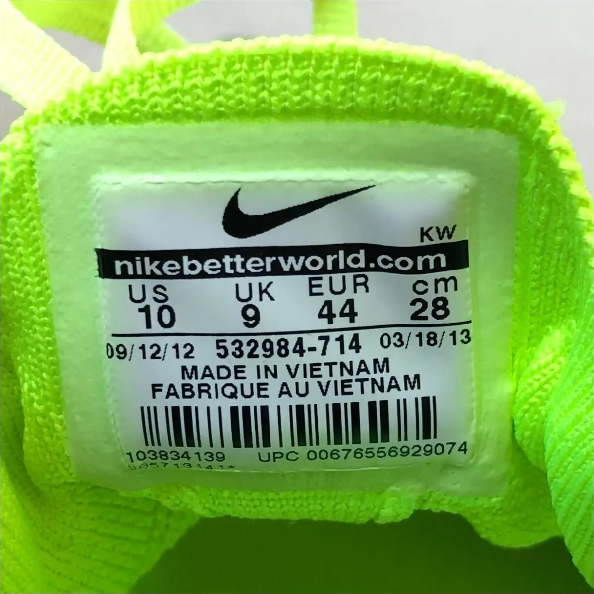 Nike shoes - Nike Flyknit Trainer+ - Flyknit - 532984-714 - Green 7
