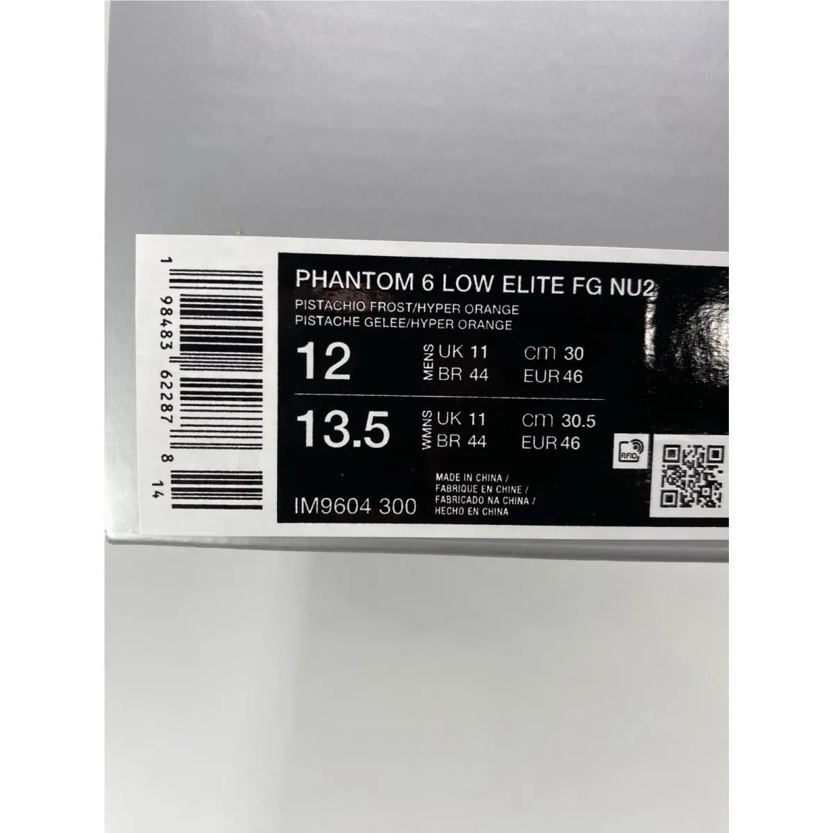 Nike shoes - Nike Phantom 6 - Phantom - IM9604 300 - Pistachio Frost/Hyper Orange (UPC: 198483622878) 9