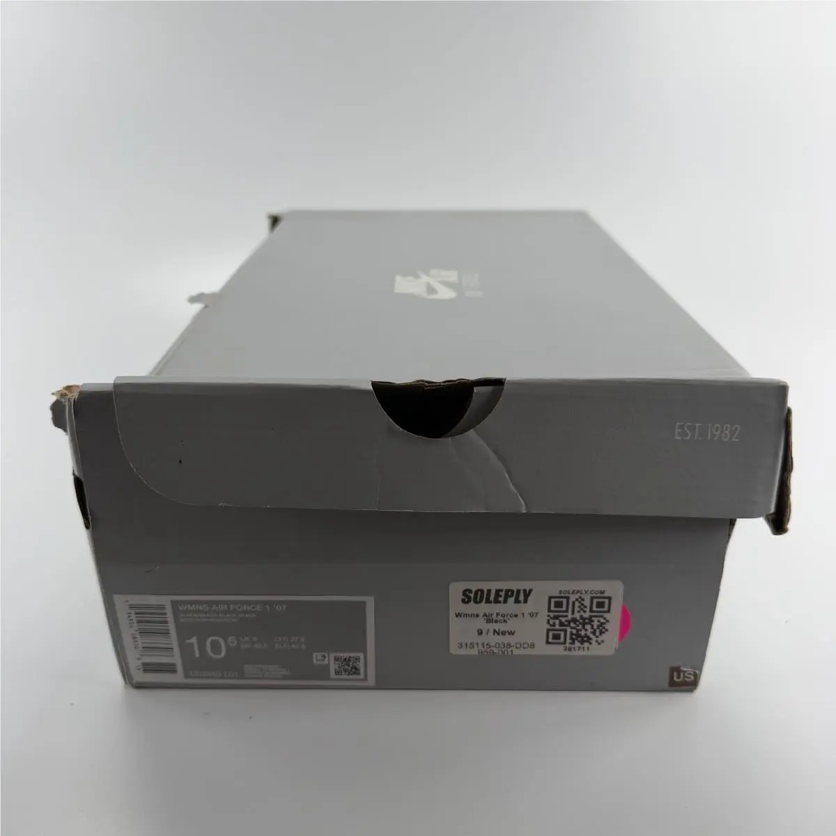 Nike shoes - Nike Air Force 1 `07 - Black 8