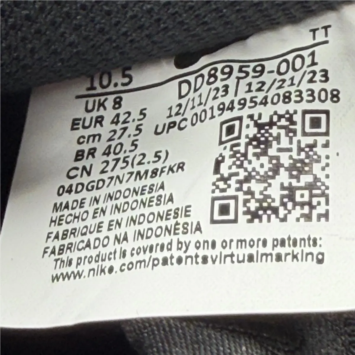 Nike shoes - Nike Air Force 1 `07 - Black 3
