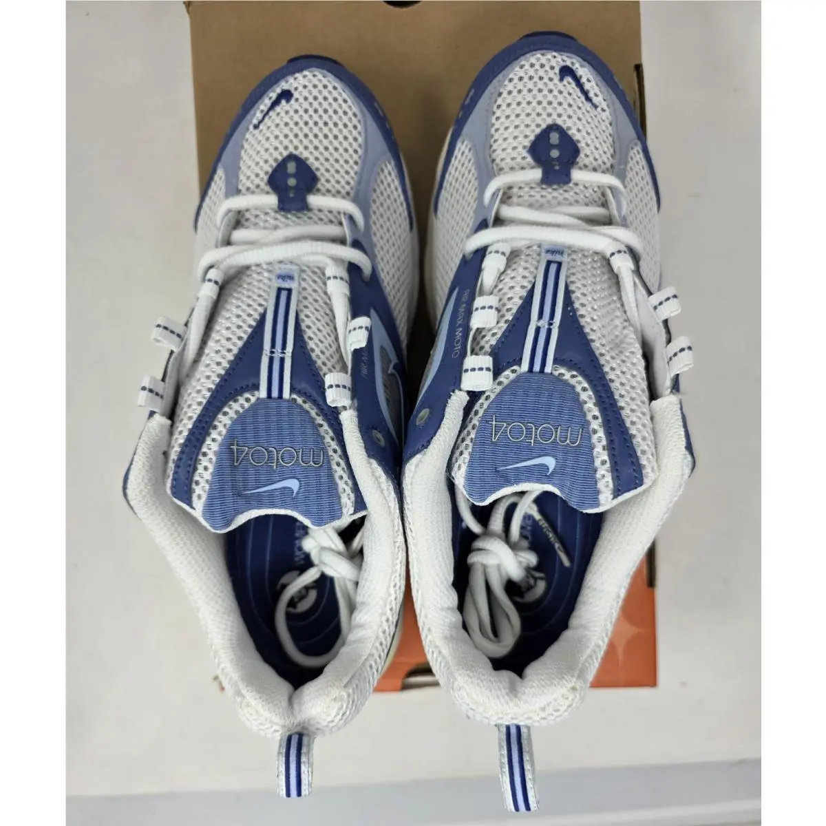 Nike shoes - Nike Air Max Moto IV - 312741-141 - White, Blue (UPC: 685068530180) 10