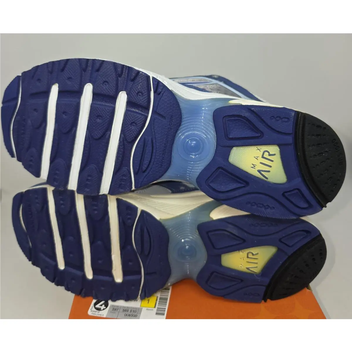 Nike shoes - Nike Air Max Moto IV - 312741-141 - White, Blue (UPC: 685068530180) 13