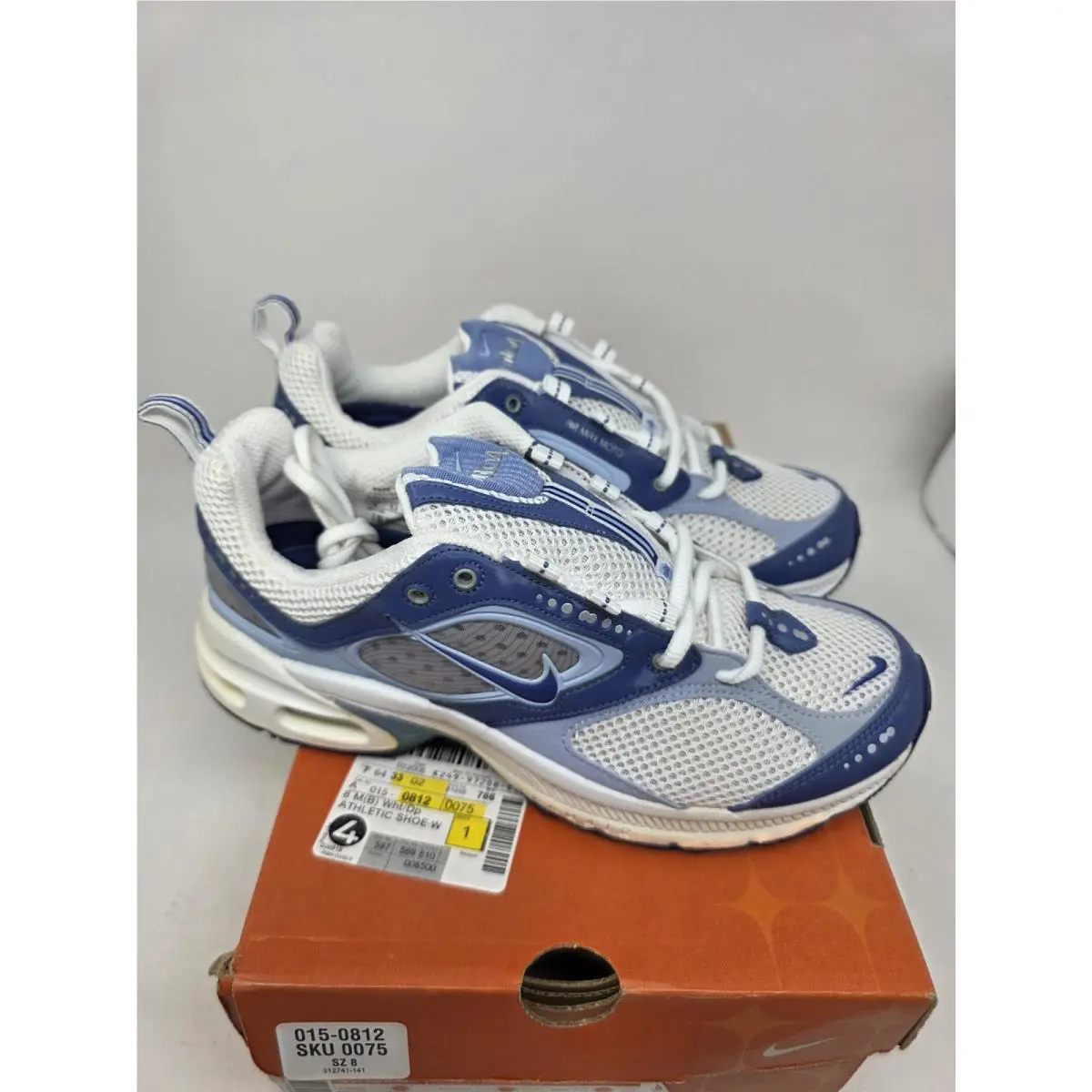 Nike shoes - Nike Air Max Moto IV - 312741-141 - White, Blue (UPC: 685068530180) 6