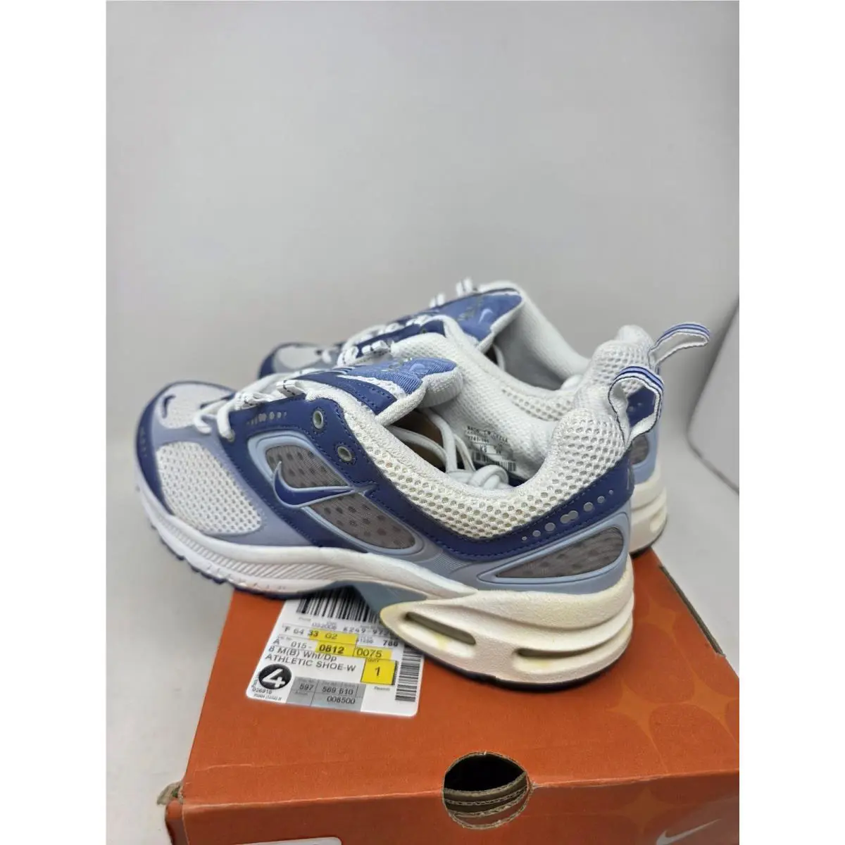Nike shoes - Nike Air Max Moto IV - 312741-141 - White, Blue (UPC: 685068530180) 9