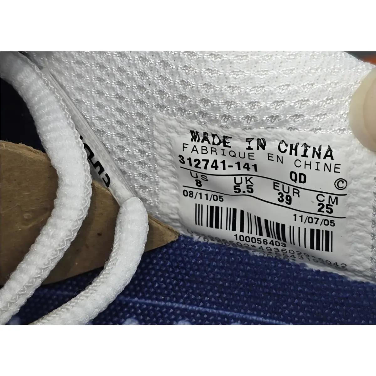 Nike shoes - Nike Air Max Moto IV - 312741-141 - White, Blue (UPC: 685068530180) 12