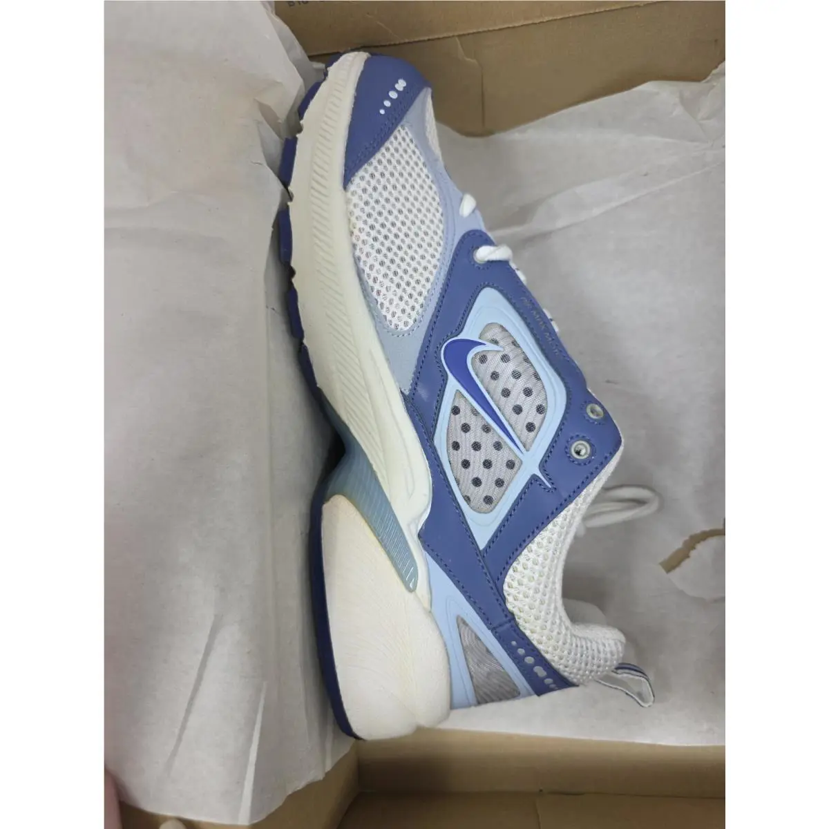 Nike shoes - Nike Air Max Moto IV - 312741-141 - White, Blue (UPC: 685068530180) 4