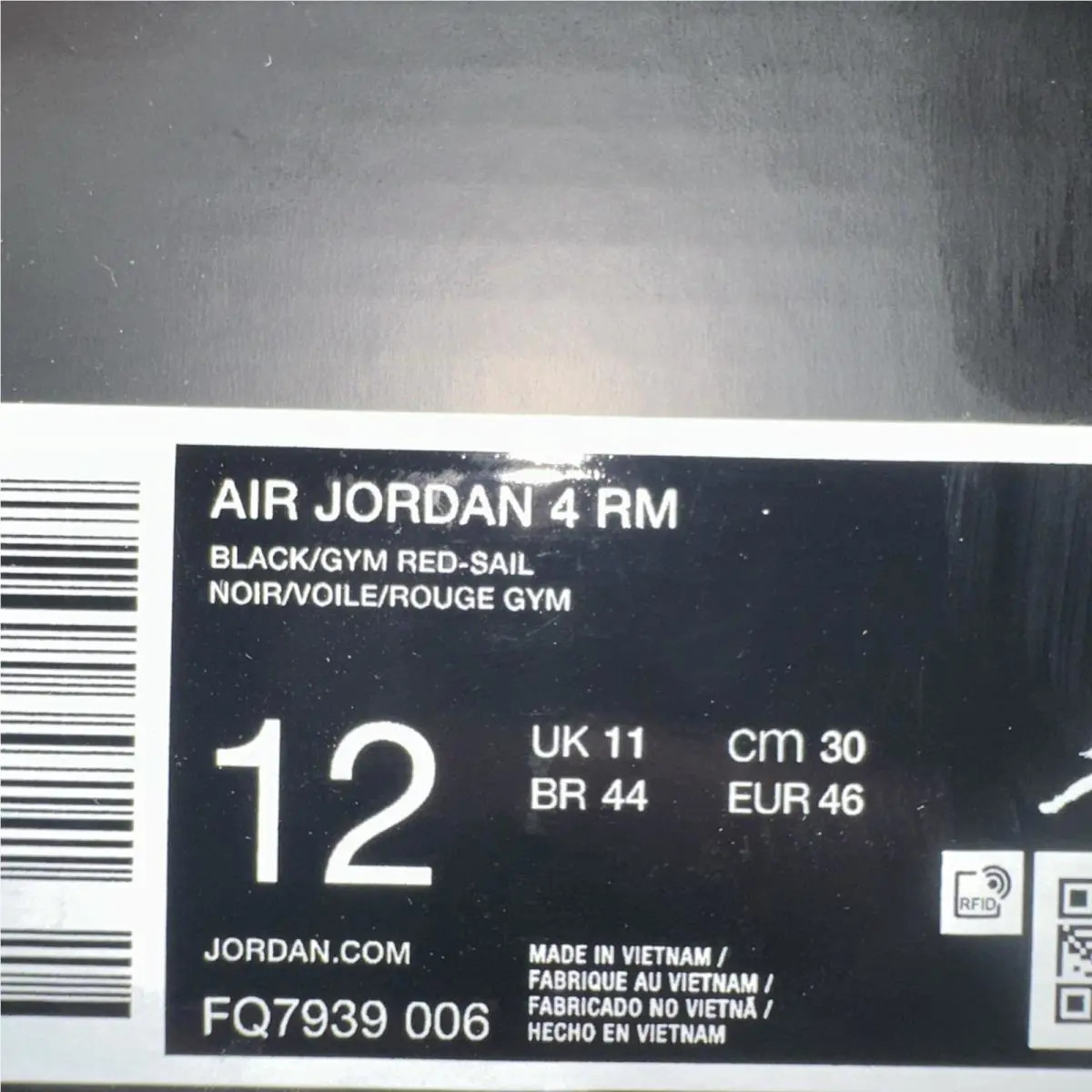 Nike shoes - Air Jordan 4 RM - Air - Black 4