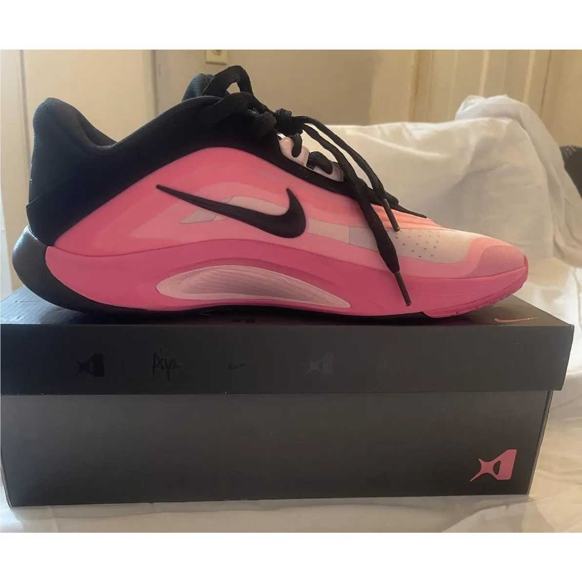 Nike shoes - Nike A`One - FZ8606-001 - Pink, Manufacturer: Black/Hyper Pink/Laser Pink/Pink Foam 11