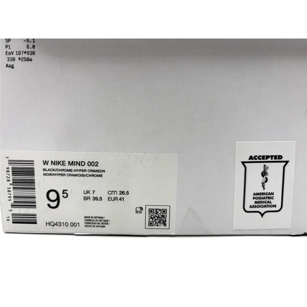 Nike shoes - Nike Mind 002 - Mind - HQ4310-001 - Black Chrome 12
