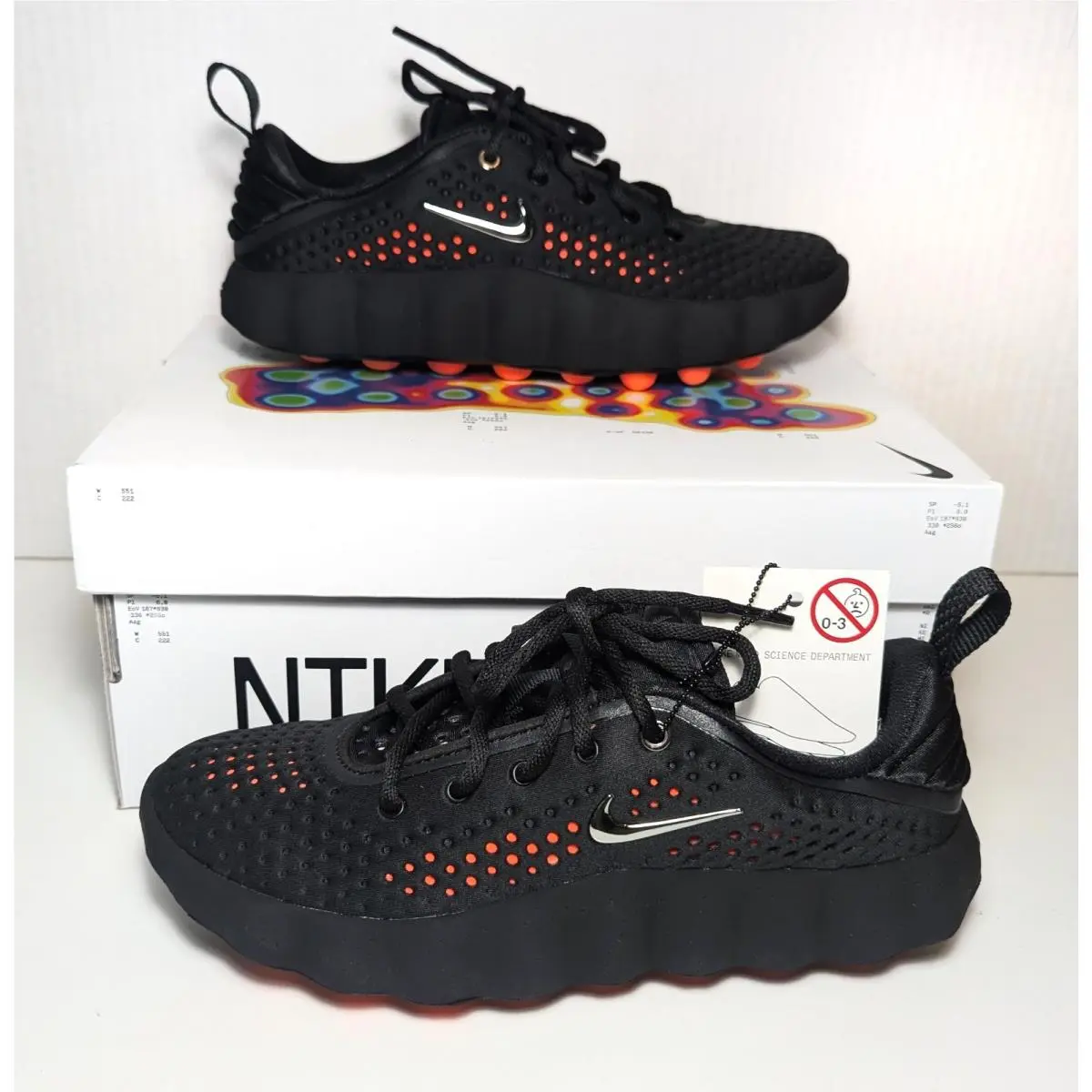 Mind 002 Black Chrome Women’s -HQ4310-001 Women’s Size 7 by Nike