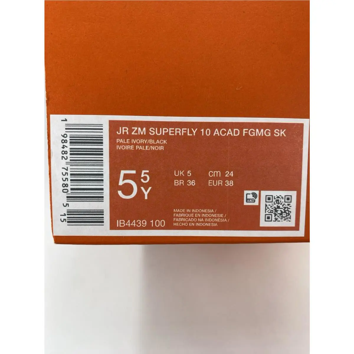 Nike shoes - JR - IB4439 100 - Pale Ivory/Black (UPC: 198482755805) 8