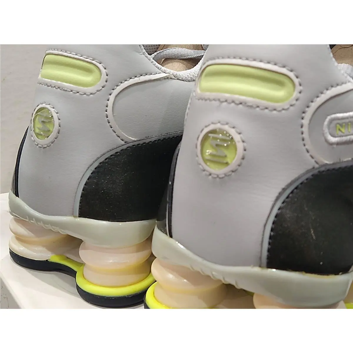 Nike shoes - Nike Shox NZ SL - Shox - 366571-071 - Grey / Ultramarine (UPC: 883412303705) 11