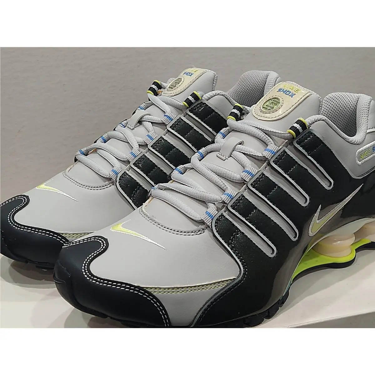 Nike shoes - Nike Shox NZ SL - Shox - 366571-071 - Grey / Ultramarine (UPC: 883412303705) 12