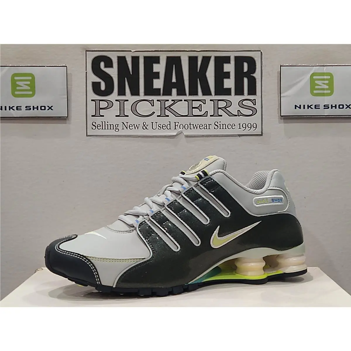 Nike shoes - Nike Shox NZ SL - Shox - 366571-071 - Grey / Ultramarine (UPC: 883412303705) 0