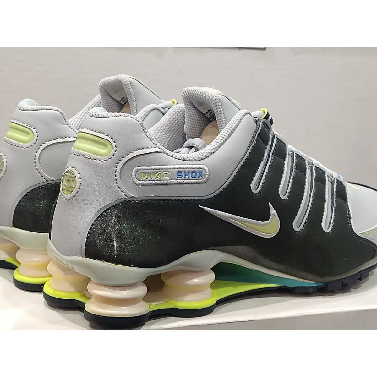 Nike shoes - Nike Shox NZ SL - Shox - 366571-071 - Grey / Ultramarine (UPC: 883412303705) 4